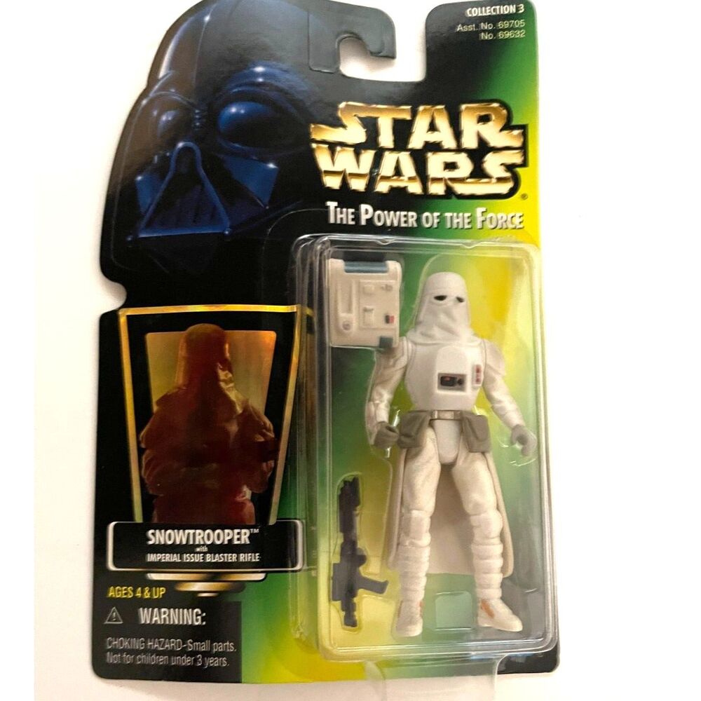 Star Wars Power of the Force Snowtrooper Action Figure MOC Vintage 90s Y2K